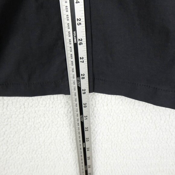 Eddie Bauer Travex Coat Mens 42 Large Black Button Up Casual City Chin Strap - Picture 5 of 9